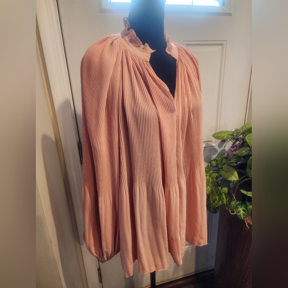Peach blouse